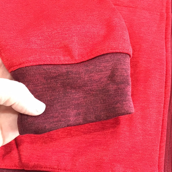 Adidas CLIMAWARM Jacket BQ8723 B1 Red Size Small Hoodie Zip Front EUC Track - Picture 8 of 12